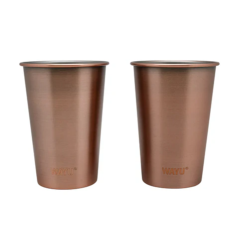 Set 2 Vasos 500ml Copper Line Wayu