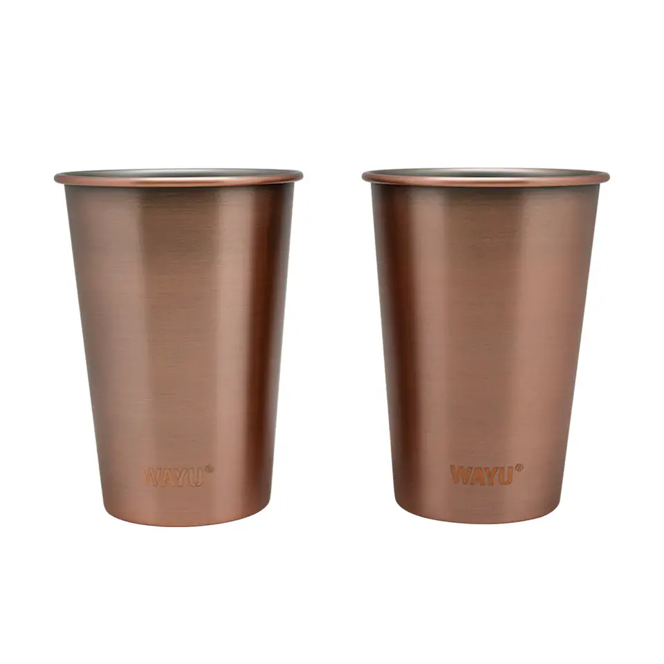Set 2 Vasos 500ml Copper Line Wayu 1