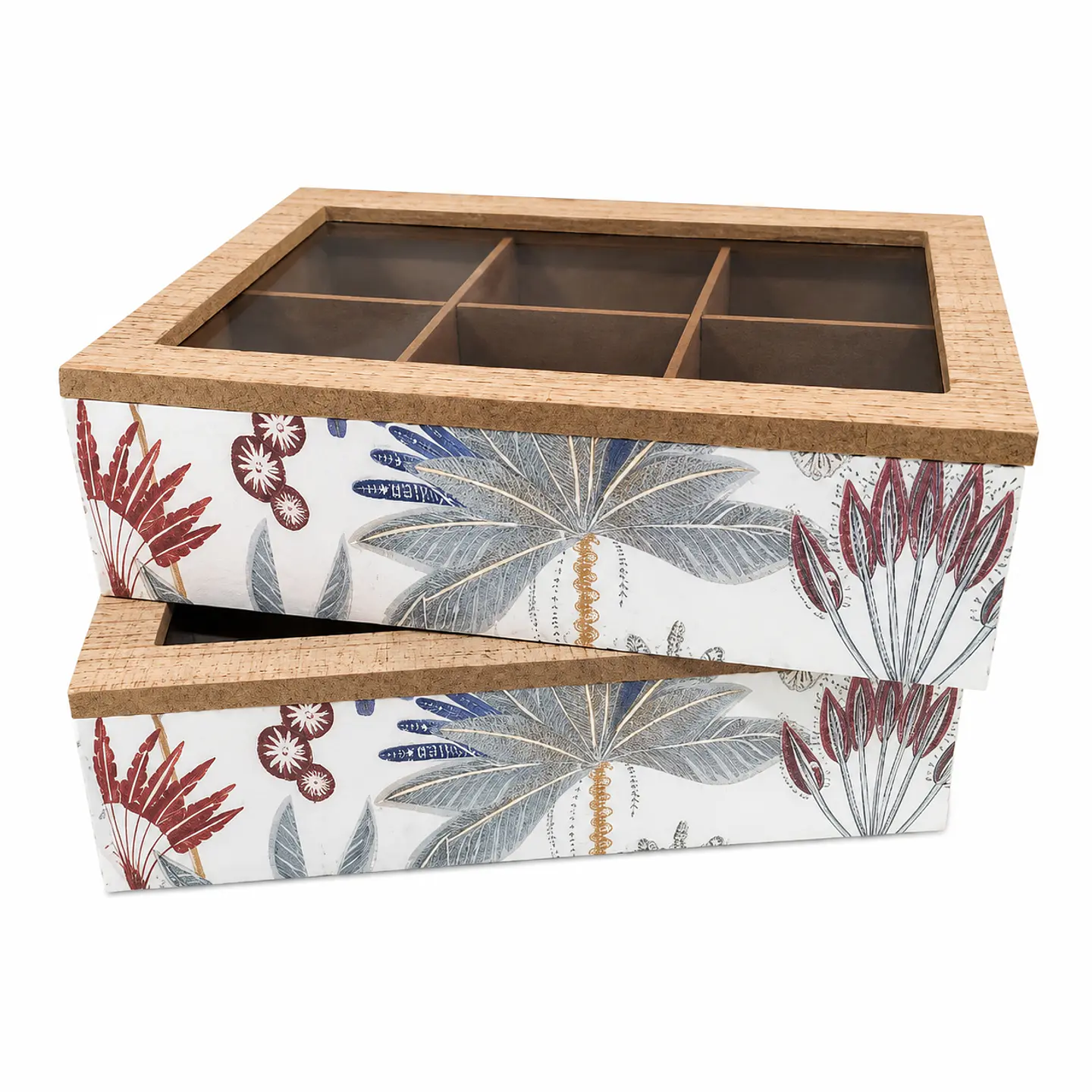 Caja de Té 6 Pcs Flores 1