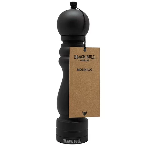 Molinillo Black Bull Madera 22 cm Especias Sal Pimienta Cocina