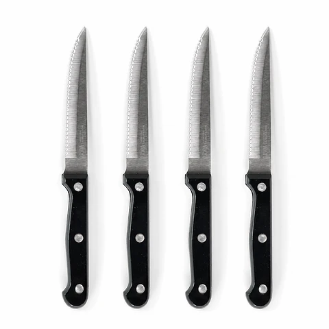 Set 4 Cuchillos + Tabla Bamboo