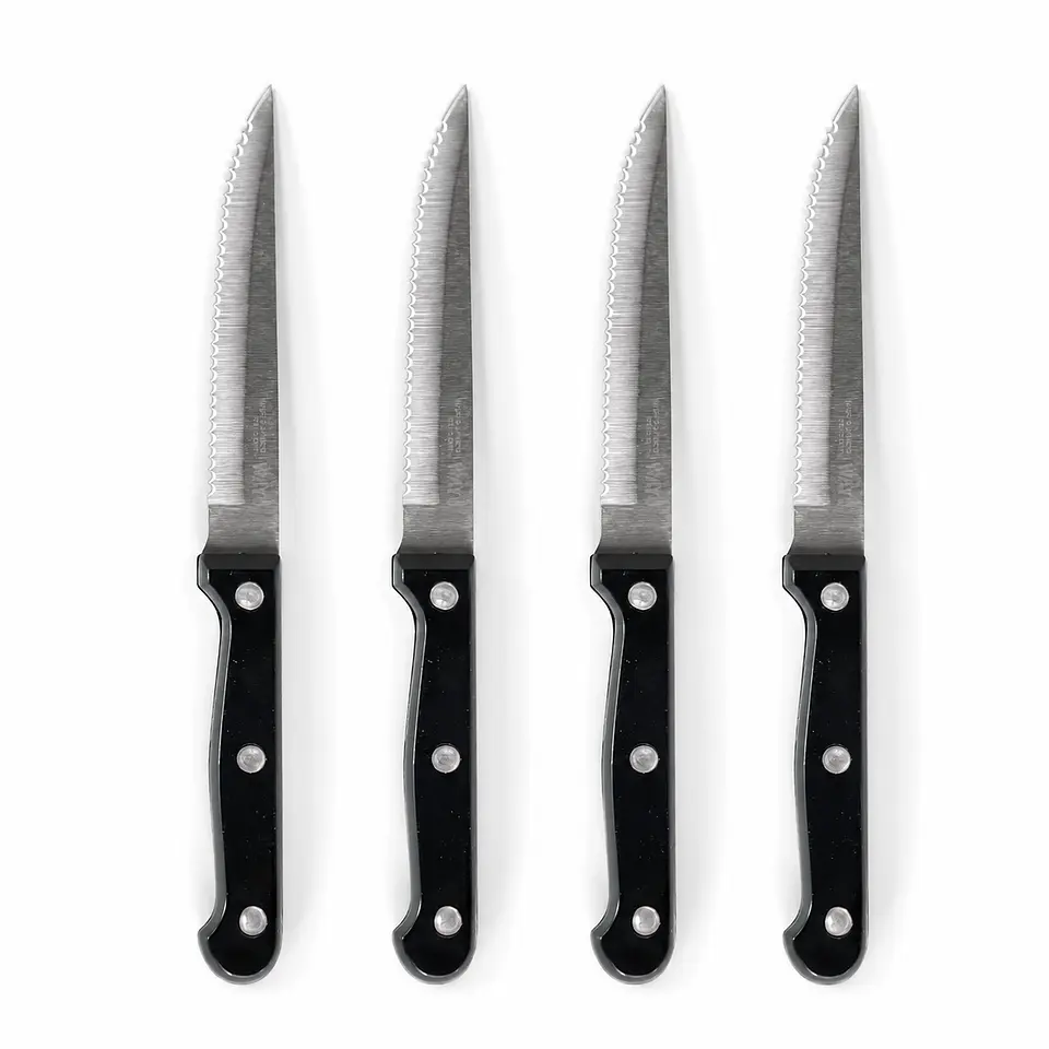 Set 4 Cuchillos + Tabla Bamboo 2