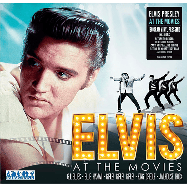 Elvis Presley - Elvis At The Movies (Vinilo Simple, Compilación)