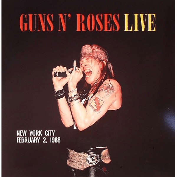 Guns N´ Roses - Live at The Ritz, New York City, 1988 (Vinilo Simple, Color Rojo)