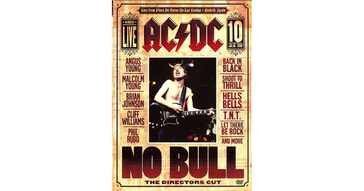 AC/DC - No Bull - Live from Plaza de Toros Madrid 1996 (Blu-