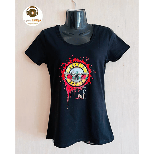 Polera Mujer Guns N´ Roses - Logo