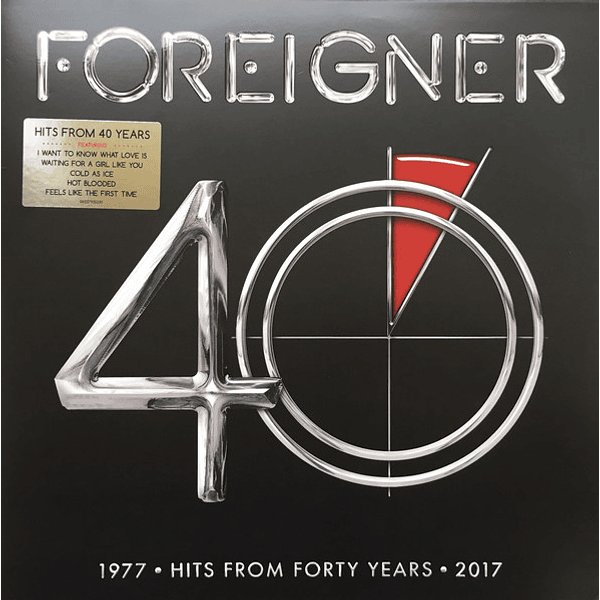 Foreigner – 40 - Hits From 40 Years 1977 - 2017  (Vinilo Doble)