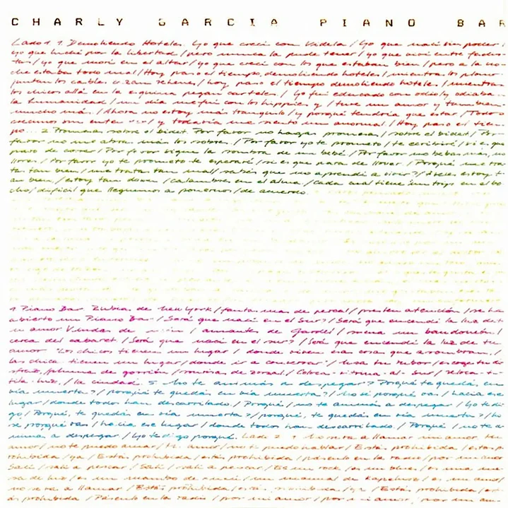 Charly Garcia - Piano Bar (CD) 1