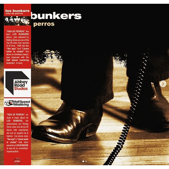 Los Bunkers – Vida de Perros -  Half Speed Mastering (Vinilo Simple)