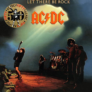 AC/DC – Let There Be Rock - 50th Anniversary Edition (Vinilo Simple, Color Dorado)