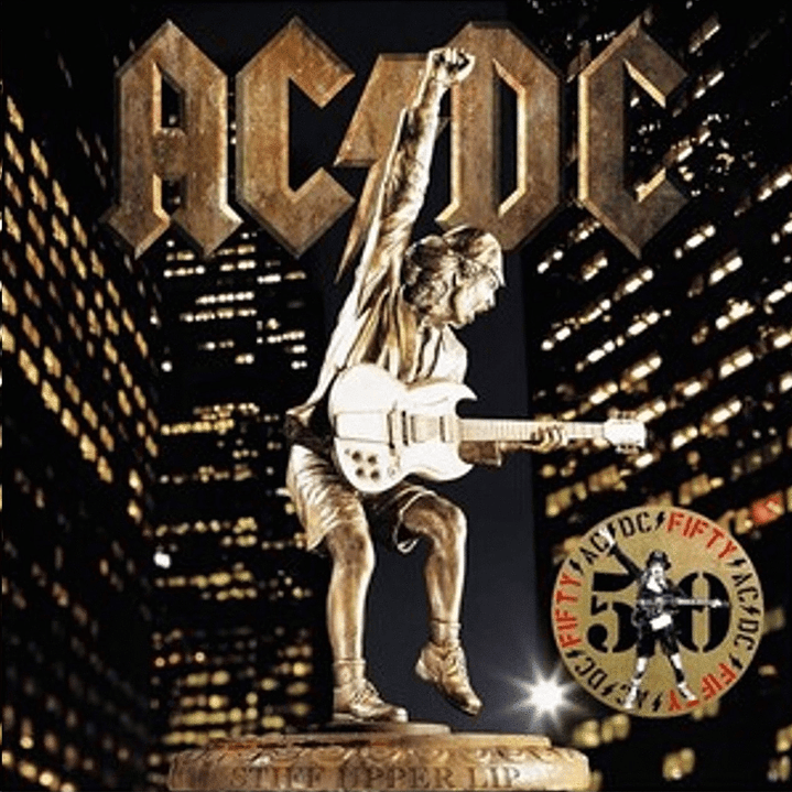 AC/DC – Stiff Upper Lip - 50th Anniversary Edition (Vinilo Simple, Color Dorado) 1