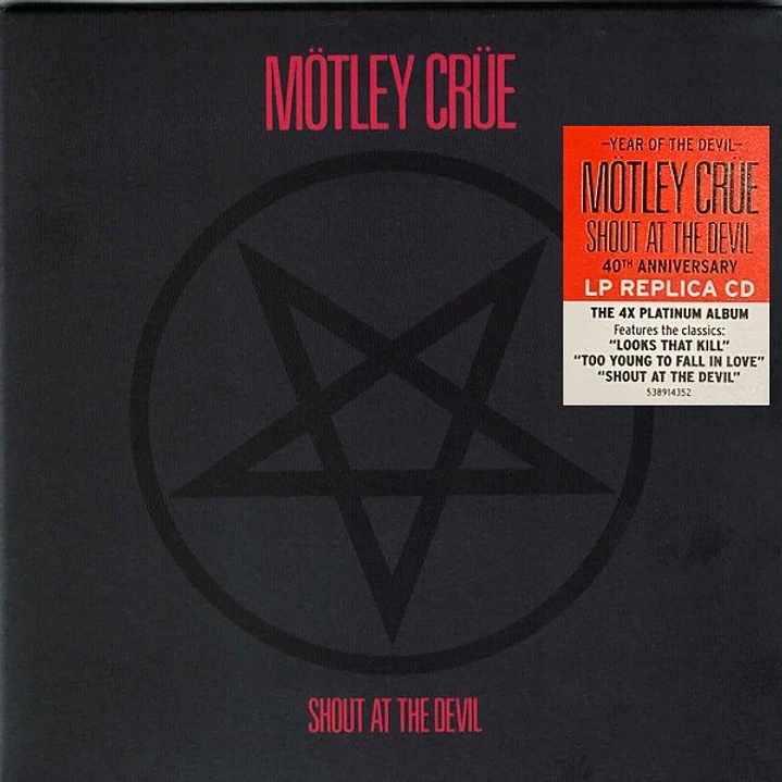 Motley Crue – Shout At The Devil - Edición 40 Aniversario - LP Replica (CD, Digipack) 1