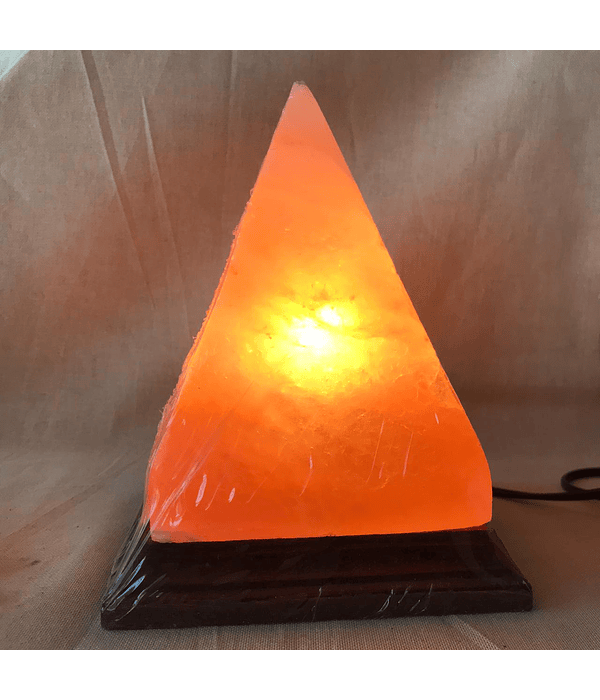Lampara de Sal  de  Himalaya  con forma de Pirámide 