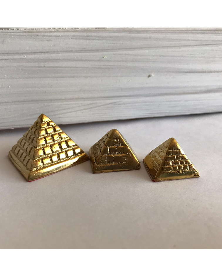 Pirámides de Bronce trío miniaturas