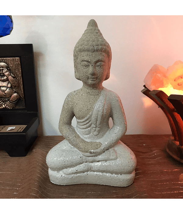 Buda Blanco en ceramica