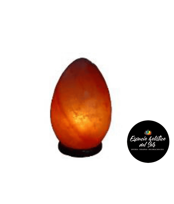 Lampara de Sal Himalaya Rosada con forma de Huevo