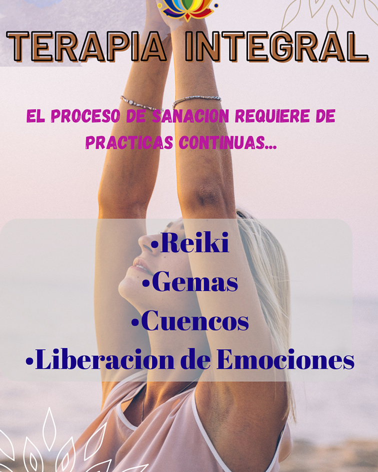 Terapia Integral Completa 1 sesion presencial -  Solo en Los Angeles 