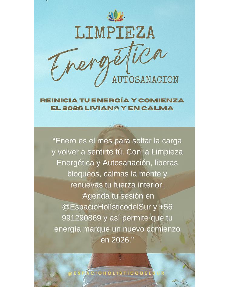 Limpieza Energética y  Auto sanación Verano 2026 