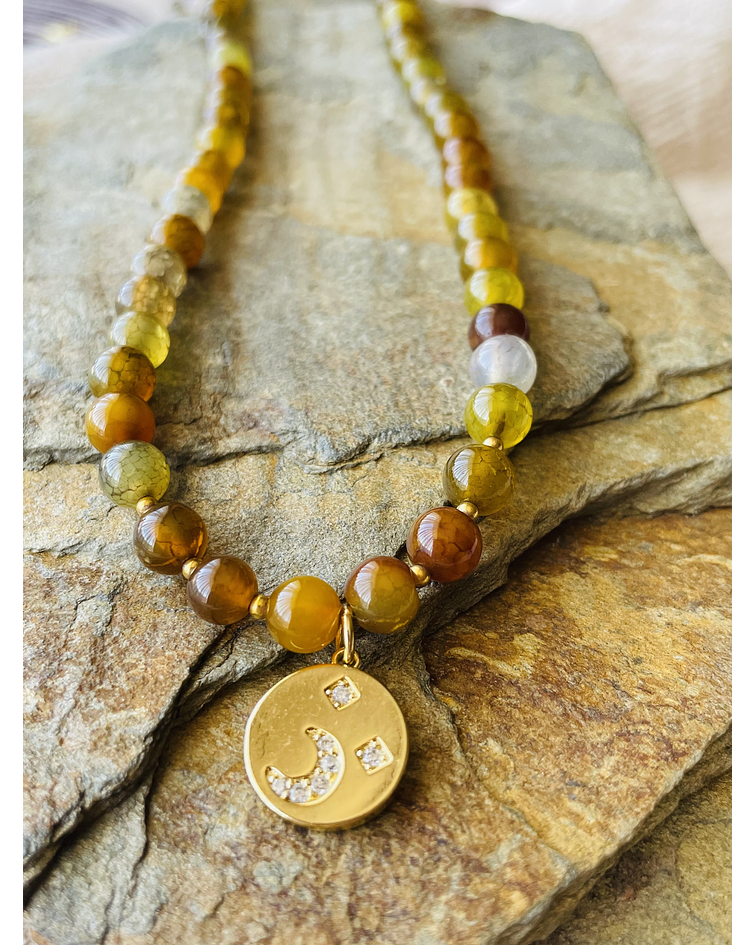 Collar Agata Vena de Dragón