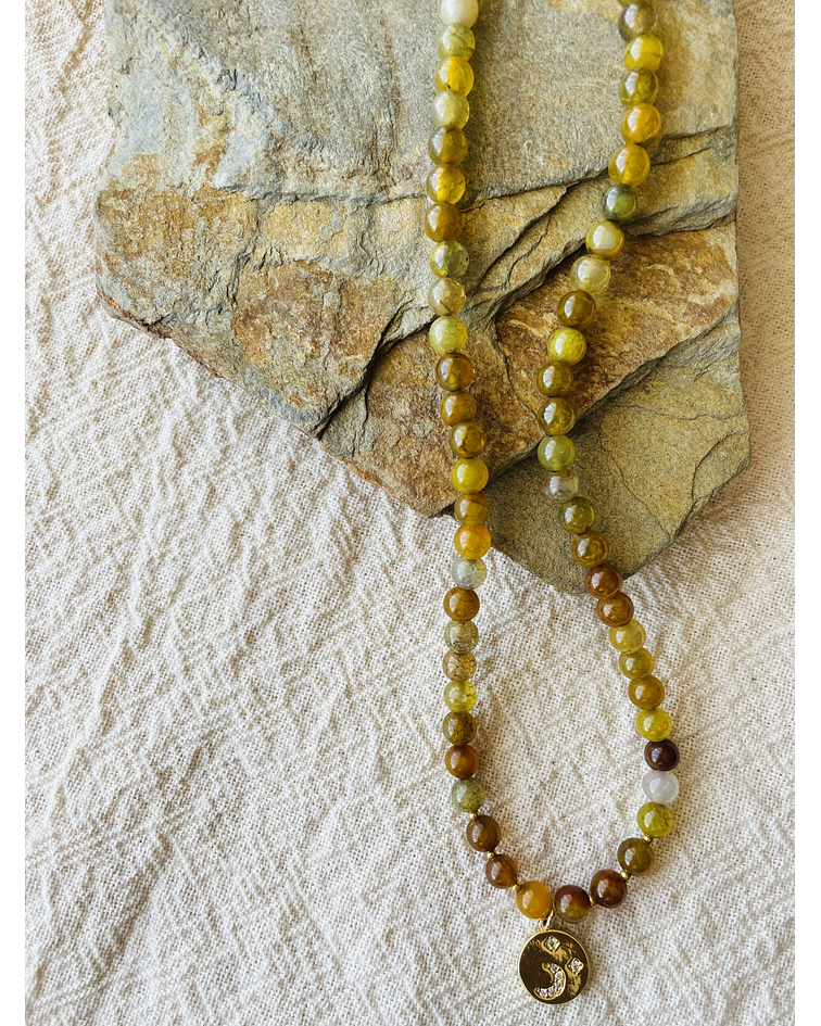 Collar Agata Vena de Dragón