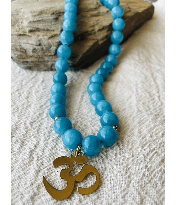 Collar calipso con dije OM - Serenidad y Vibracion universal