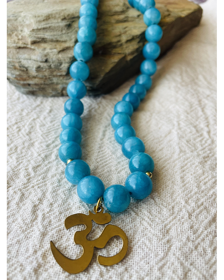 Collar calipso con dije OM - Serenidad y Vibracion universal
