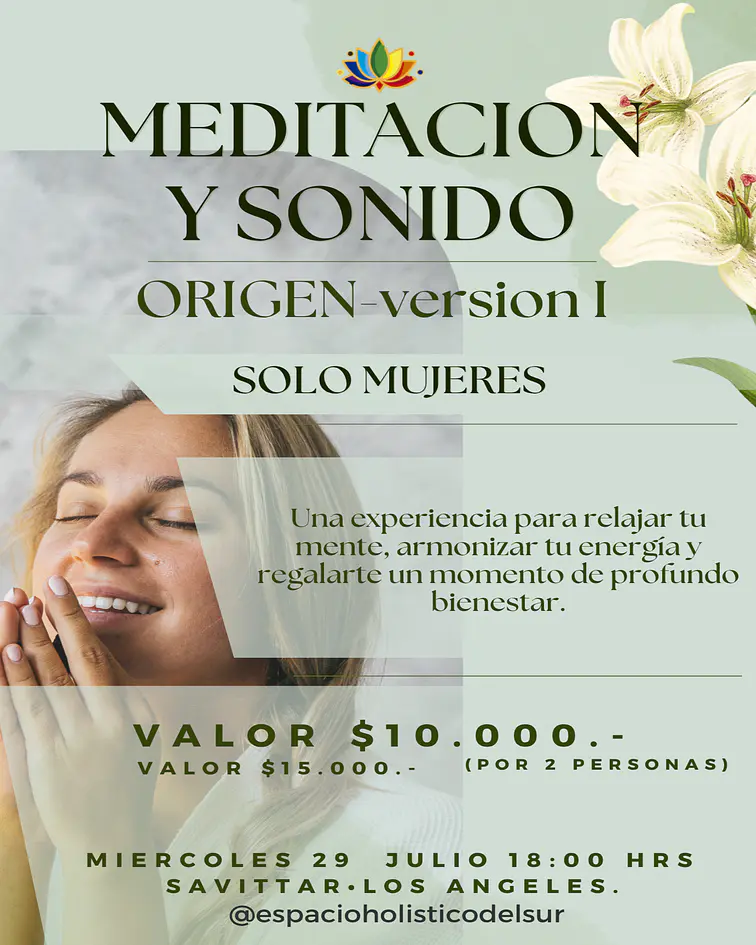 ORIGEN-Encuentro Meditación y Sonido solo Mujeres