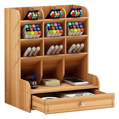 Mini Mueble Organizador Escritorio Lapices Accesorios