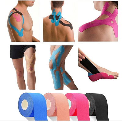  Cinta Tape Kinesiológico Muscular Deportiva Terapia