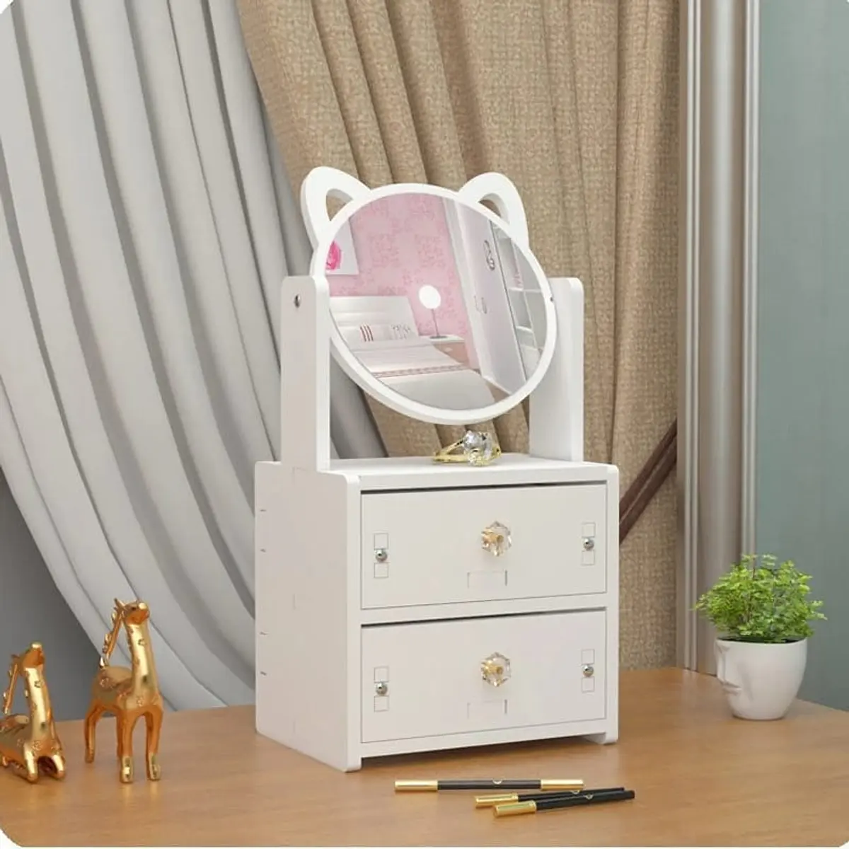 Kunghei Joyero De Madera De 5 Niveles Sorpresa Con Espejo | Envío Gratis