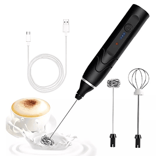 Batidor Revolvedor Automatico Recargable Usb