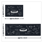 Set Alfombra De Cocina 2 Pcs Diversos Modelos