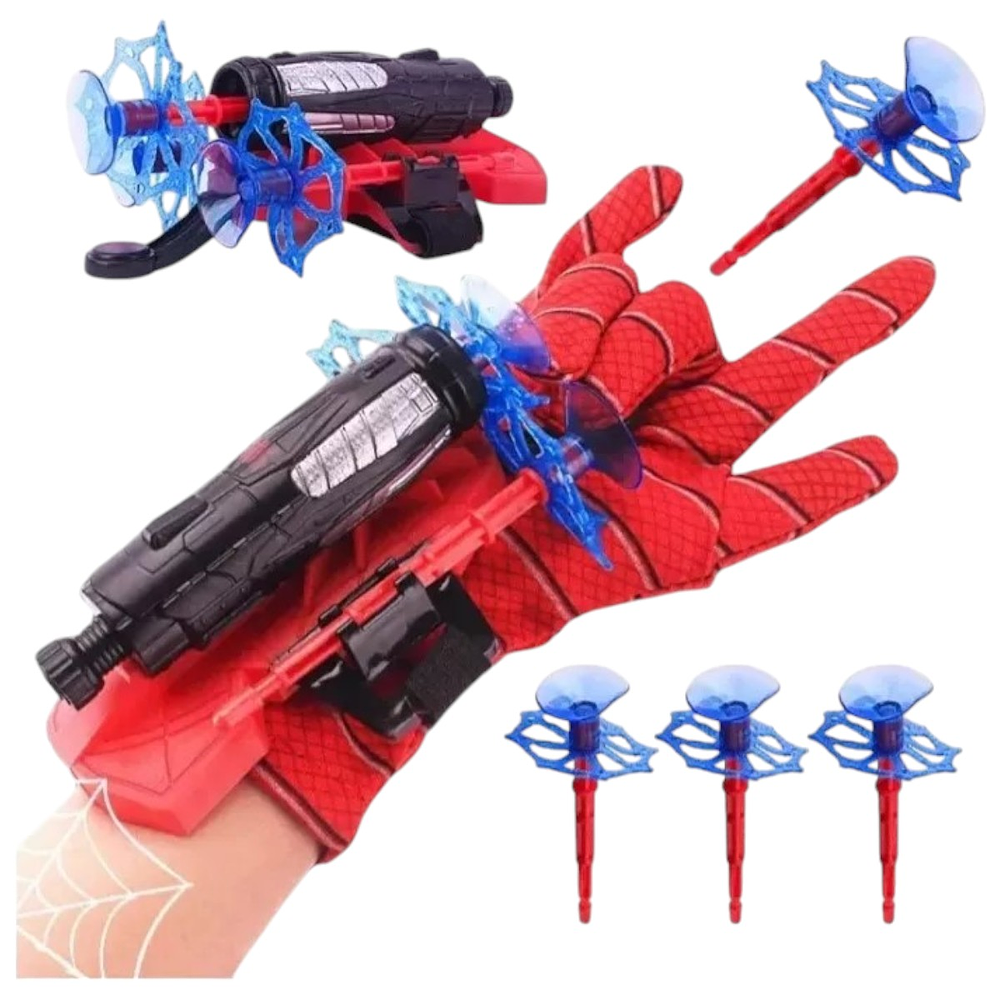 Lanzador Spider Man Dardos + Guantes