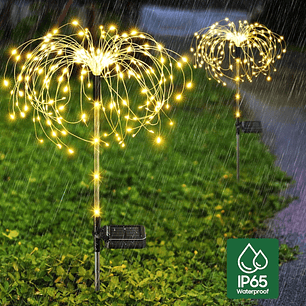 Estaca Solar Pelos Led Calida Chascona Calida