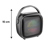 Parlante Cuadrado Luces Bluetooth