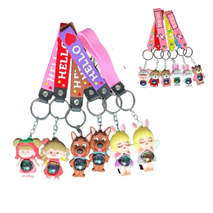 Llavero Silicona 3D Diseños Con Luz