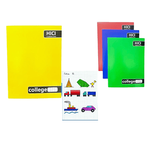Cuaderno College 80 Hojas / 7 mm - 18 x 24.5 cm
