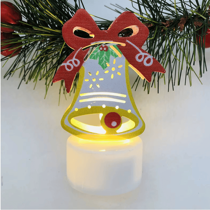 Docena Mini Lampara Con Diseño Navidad 8 x 4 cm 8 (12 unidades) 6