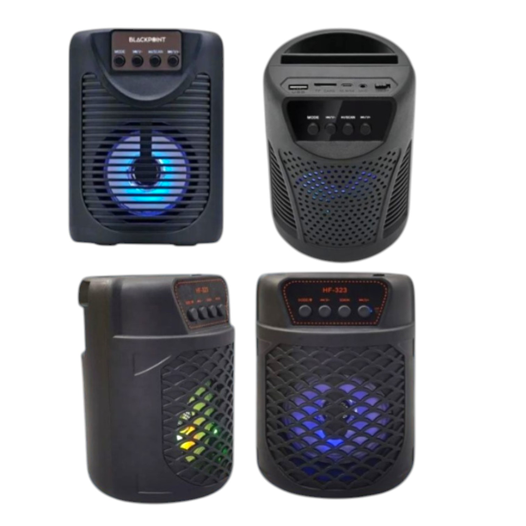 Parlante Bluetooth 15 Cm Negro 2