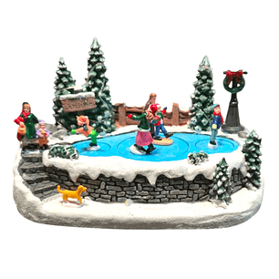 Villa Navideña Con Luz y Sonido 24 x 18 cm - W212