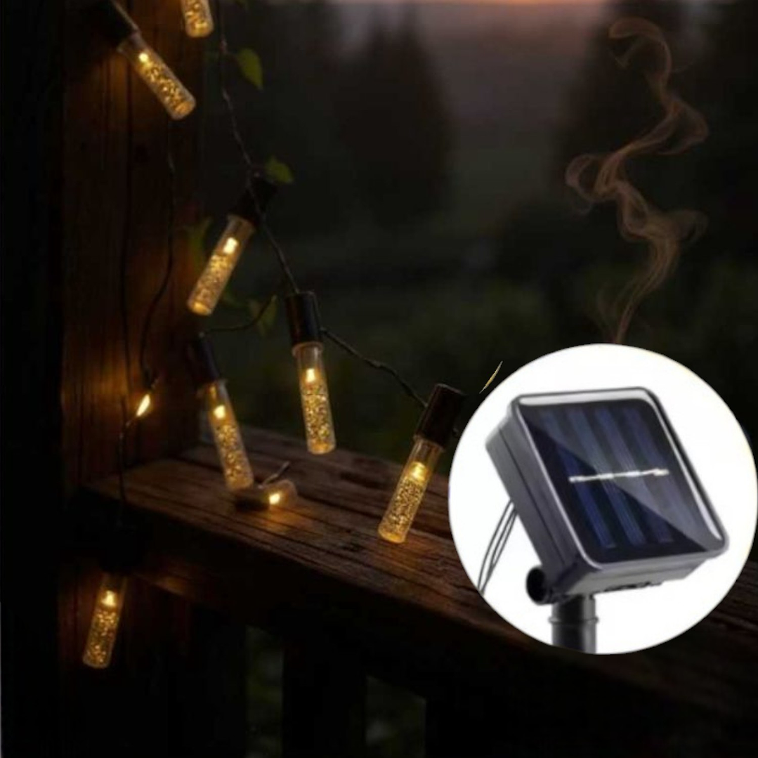 Luces Solar Tubo Calida 4.5 Metros 2