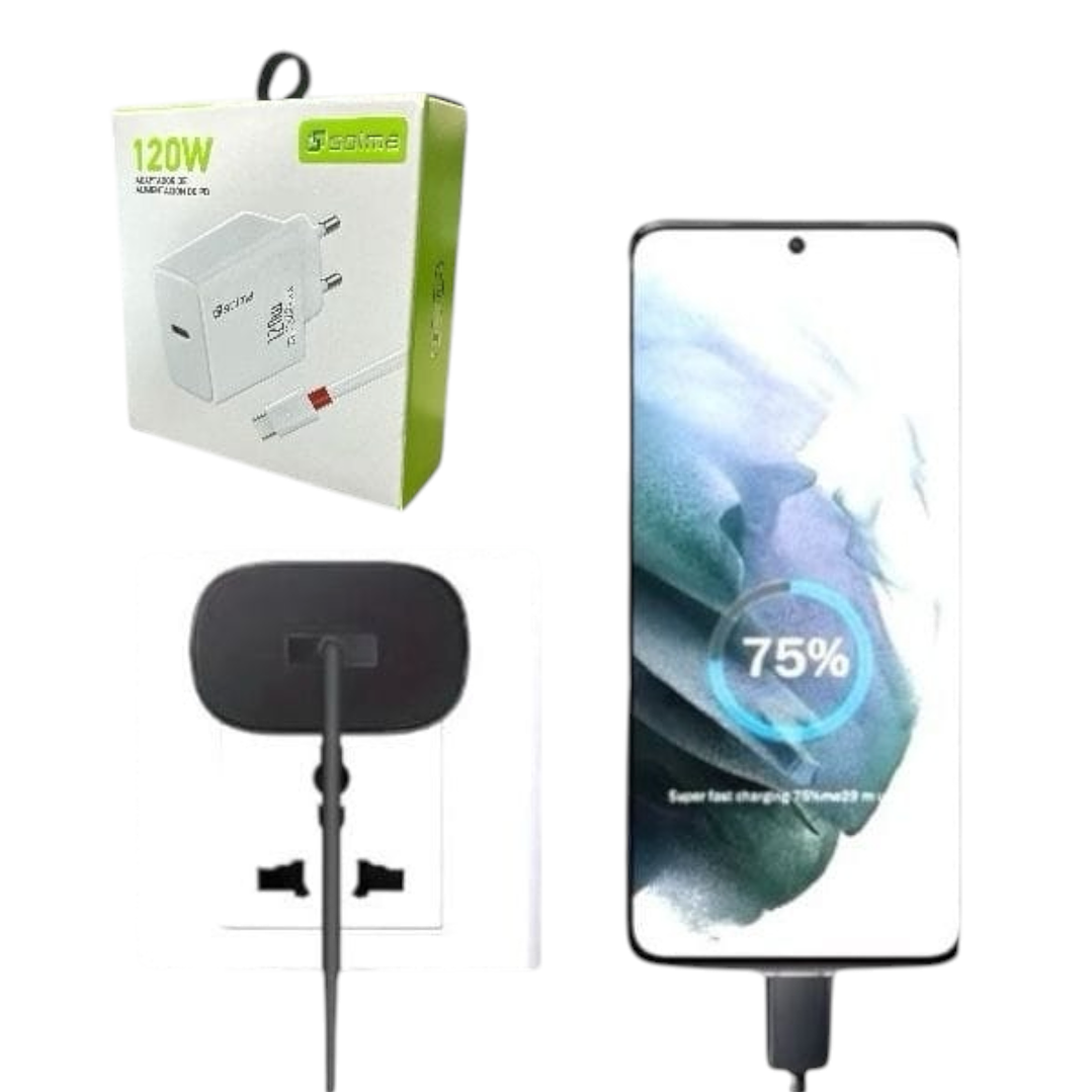 Cargador 120 W Carga Rápida C a C 2