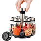 Especiero Metálico Giratorio 7 Pcs 360° - Miniatura 1