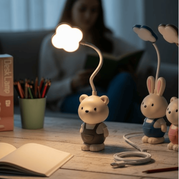 Lampara Led Recargable Usb Oso 2