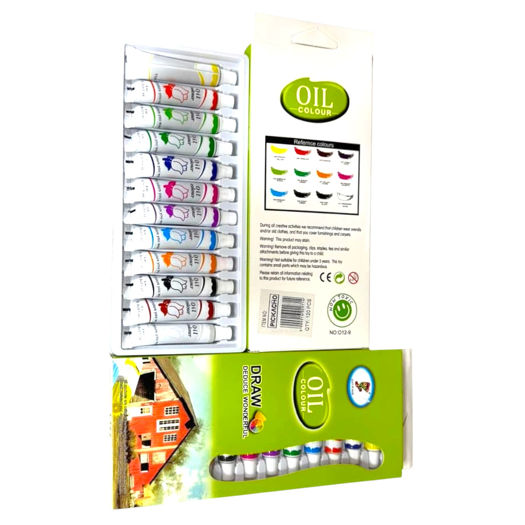 Set 12 Pinturas Oleo  2