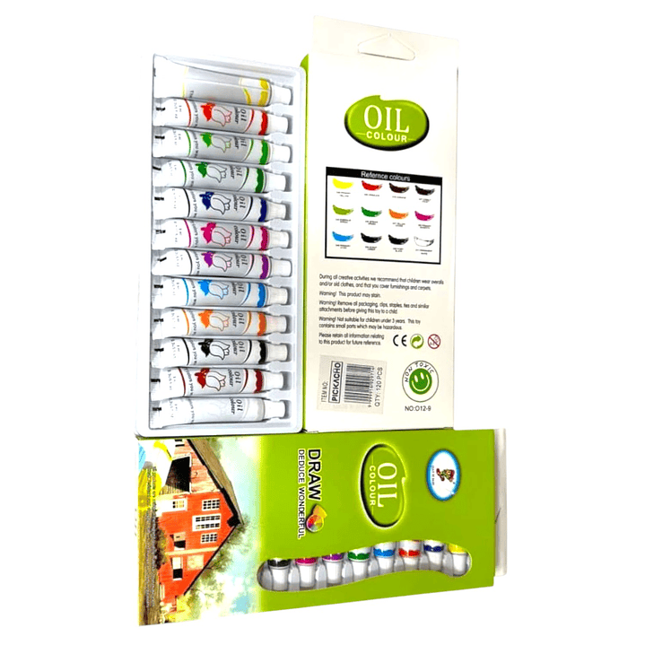 Set 12 Pinturas Oleo  2