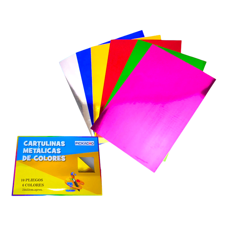 Estuche Cartulina Metalica 10 Pcs 32 x 24 cm 1