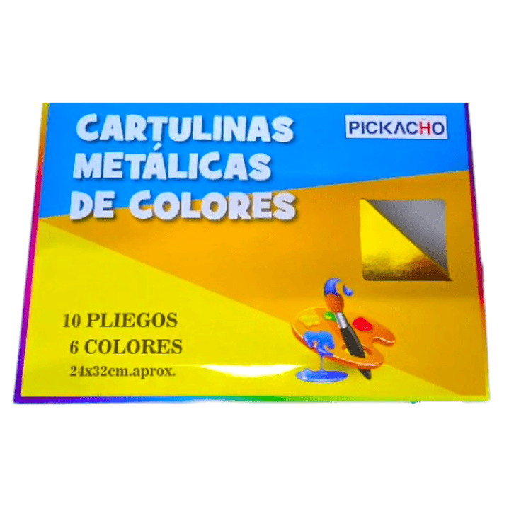Estuche Cartulina Metalica 10 Pcs 32 x 24 cm 2