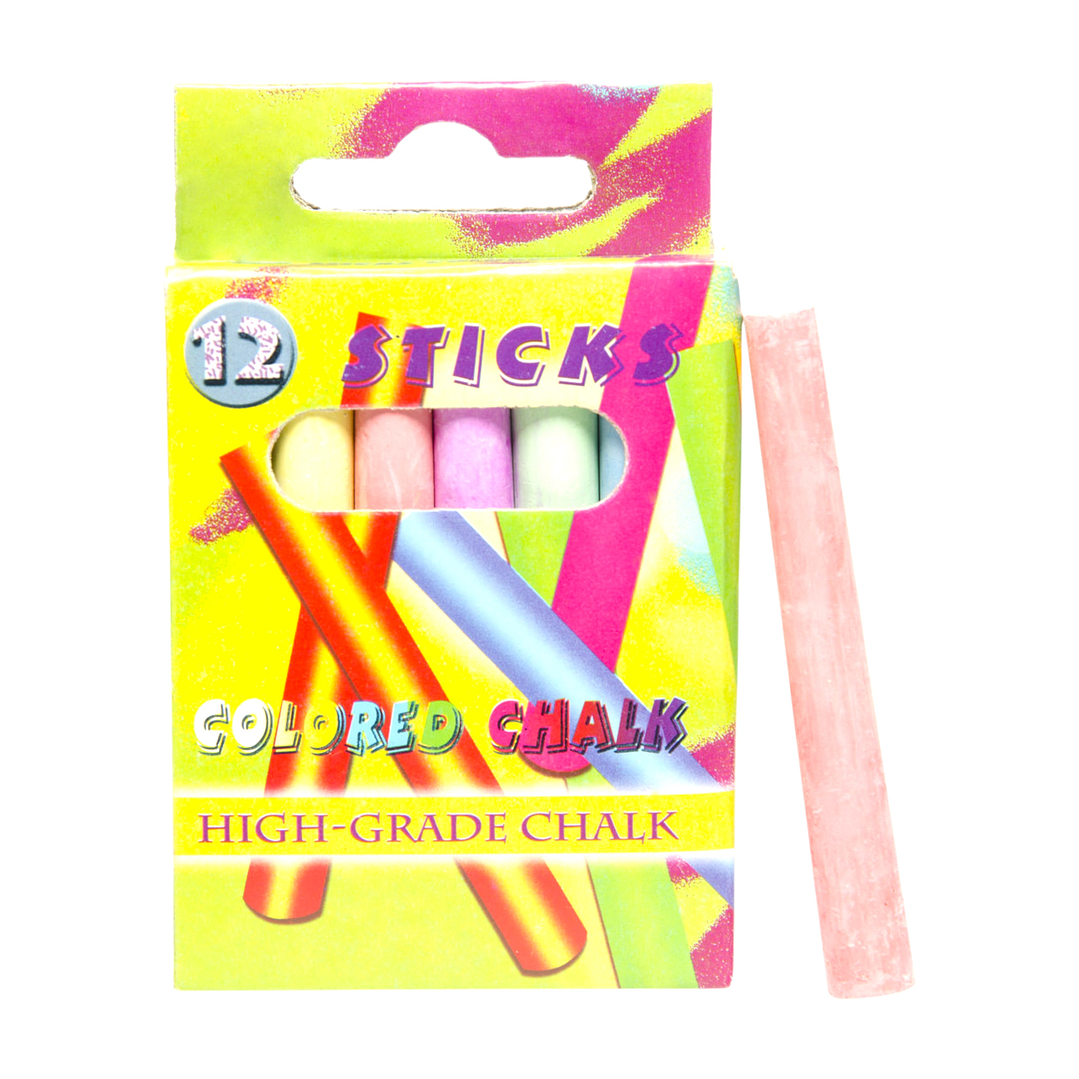 Set Tiza 12 Pcs Colores Surtidos 1