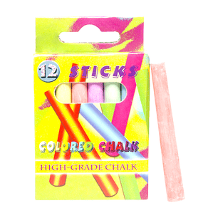 Set Tiza 12 Pcs Colores Surtidos